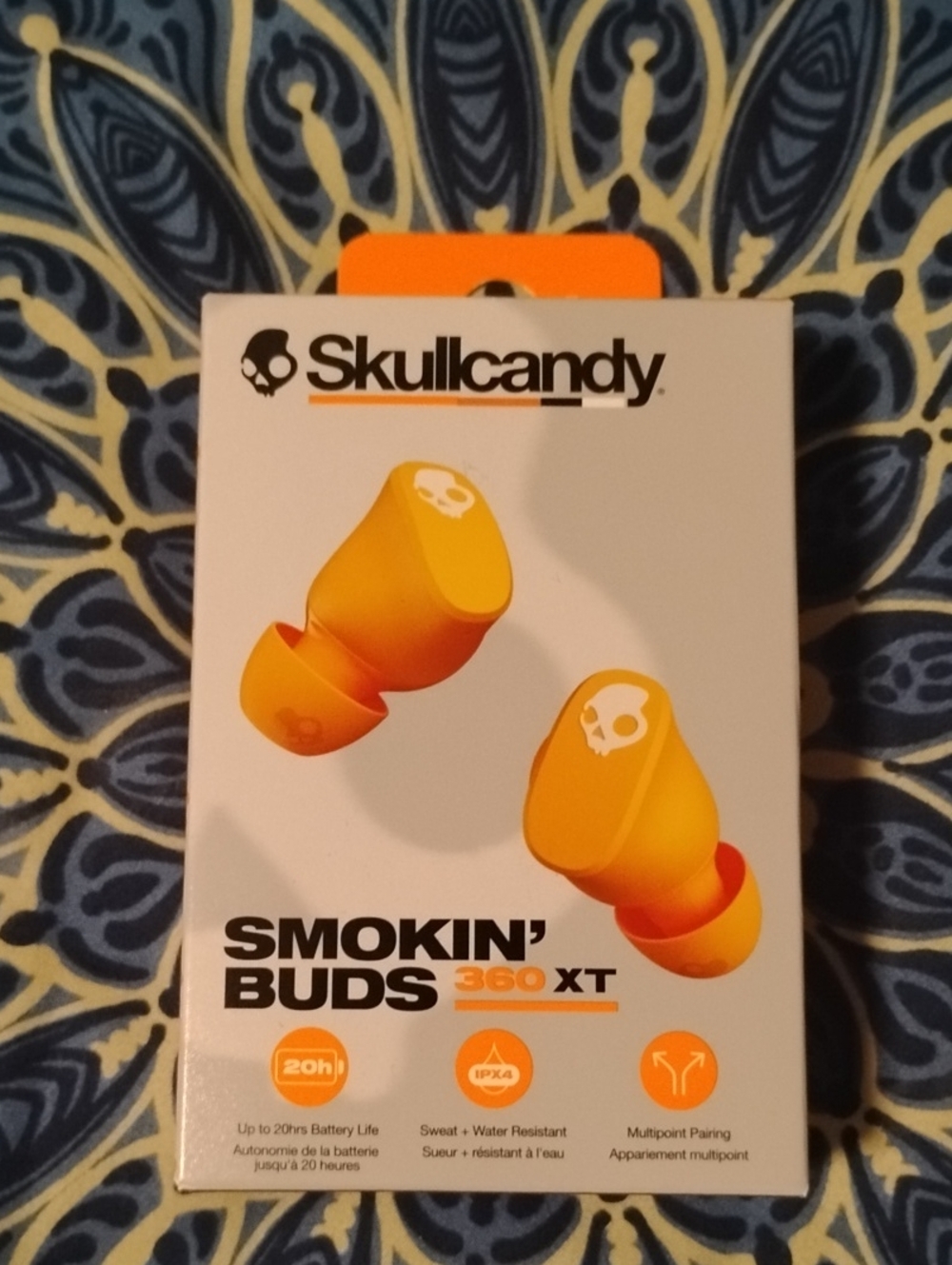 Sealed NIB Skullcandy Smokin Buds 360 XT In Orange 🧡